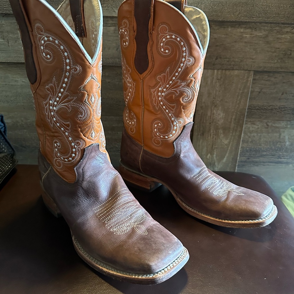 Carreta Two-Tone Western Boots